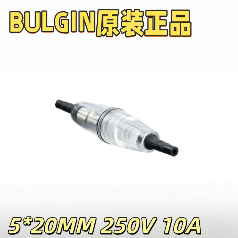 British Bulgin Fx0385 Inline Sealed Fuse Holder 5X20Mm 50V10A