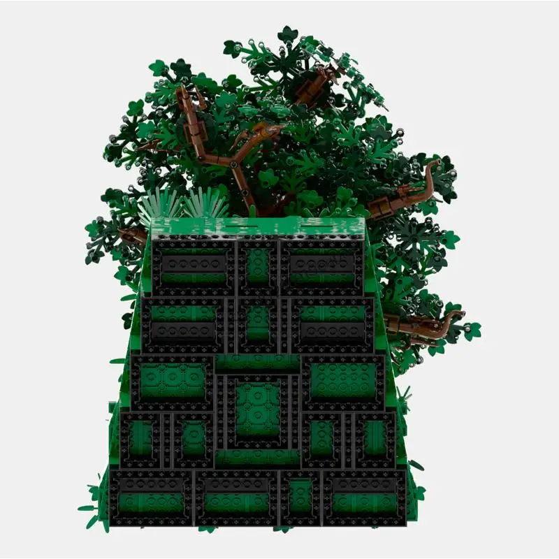 New 1923Pcs Famous The Rings Movie Series Moc Bag End Modul Old Oak Model Diy Custom Puzzle Creative Ideas Kid Toy Birthday Gift