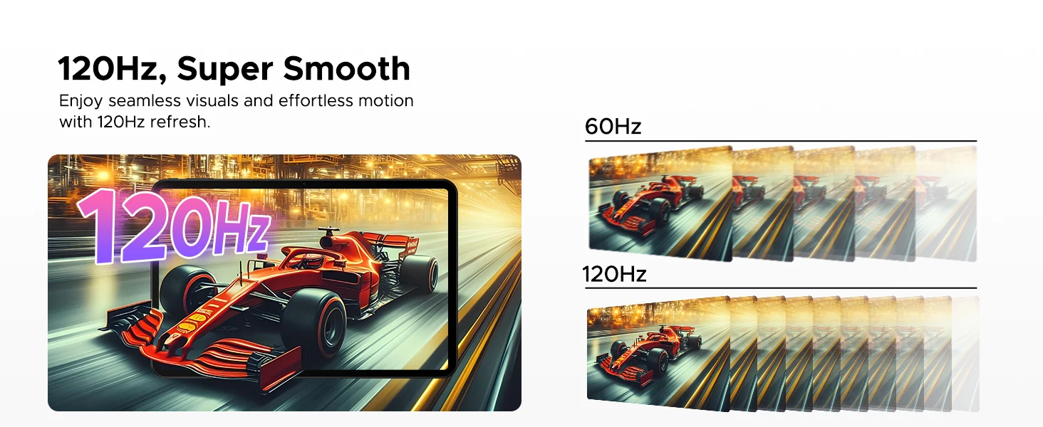DOOGEE AORLYM P13 Tablet 48GB+128GB Gemini AI 13.4" 2.4K 120Hz Display 12000mAh Large Battery UNISOC T7280 Widevine L1 Android 16 Smart Pad