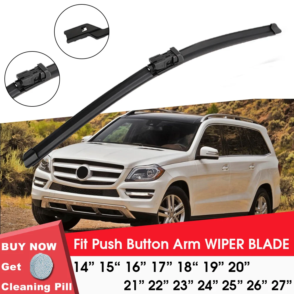 Car Wiper Blade Fit Push Button Arm 14