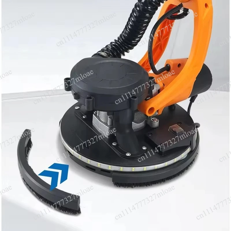 Electric new long pole wall sander with aluminum disc set, professional grade for effective surface treatment