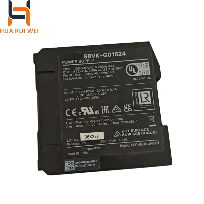2026 New Original S8VK-G01524 S8VK-G03024 S8VK-G06024 DC24V Power module PLC Programming Controller Industrial Automation Module