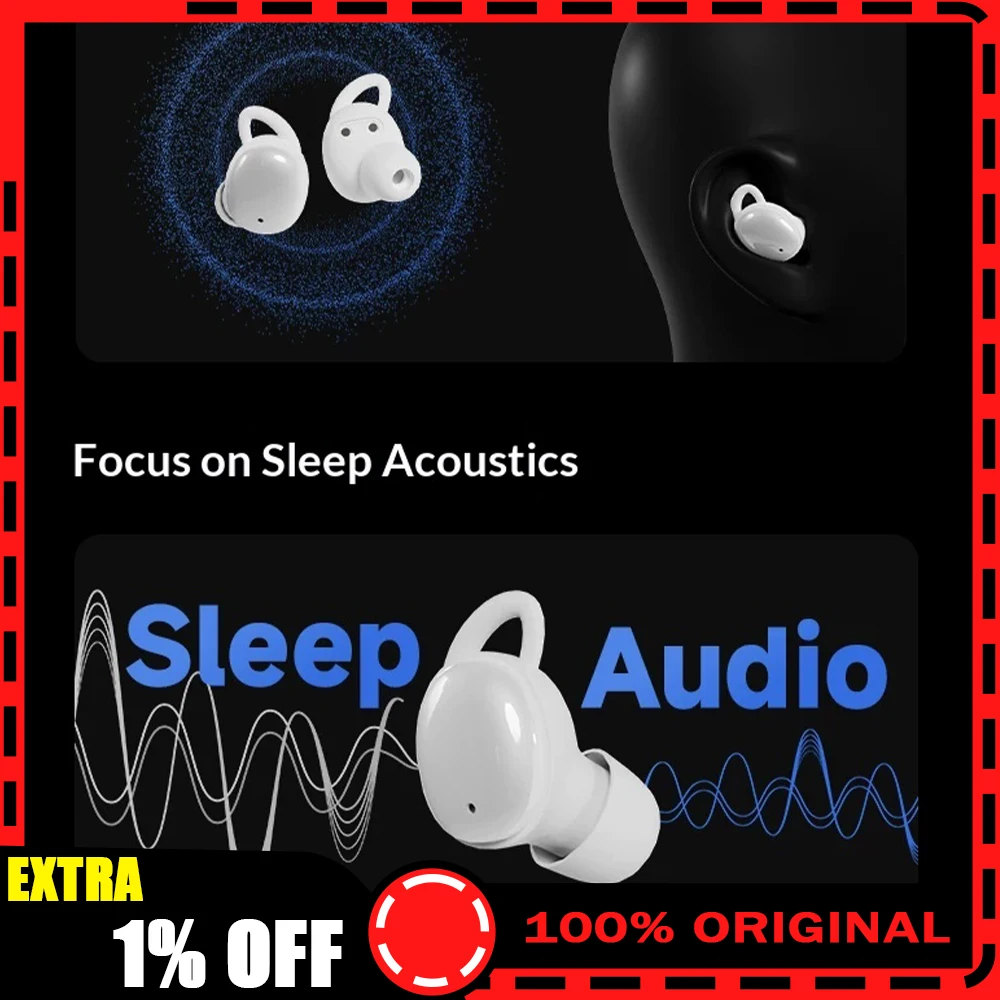 CCA Sleep Wired Headphones 6mm Wide Panoramic Sound Field Drive Unit Esports Headset Super Long Battery Life Of 20 Hours Gifts