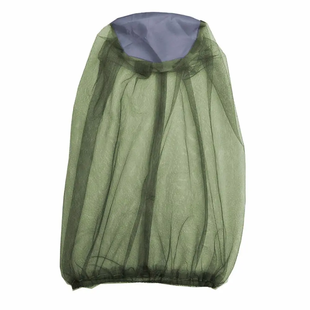 Portable Outdoor Bug Mosquito Insect Hunting Mesh Hat Net Head Cover Fishing Cap Face Protector