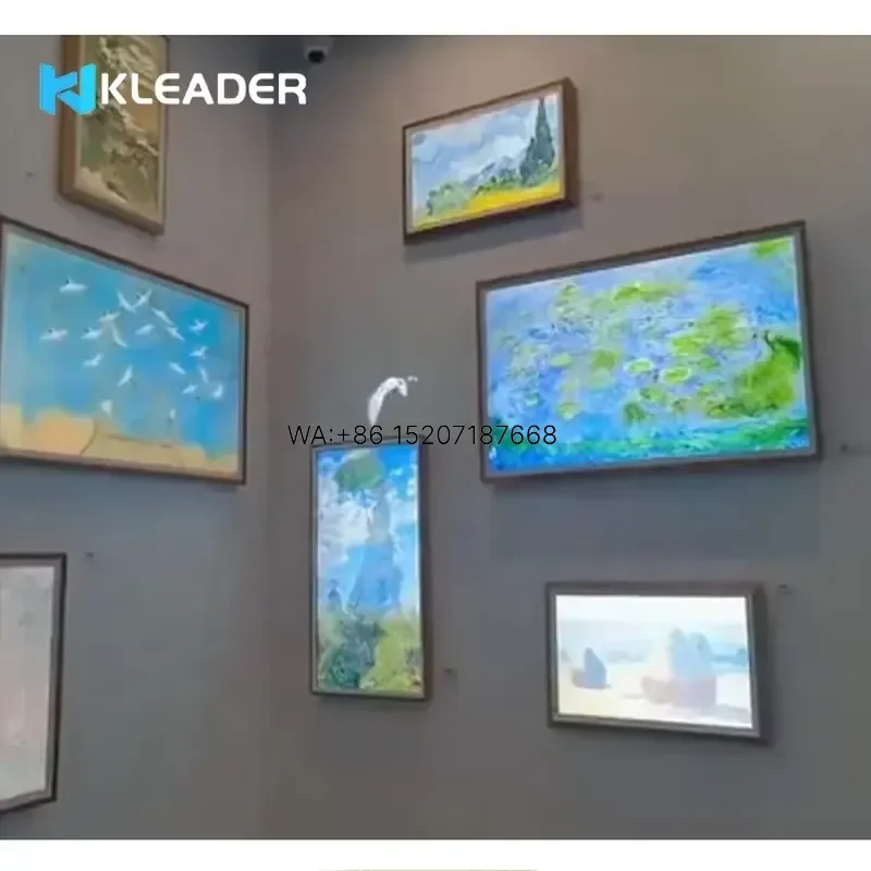 Wmwmnu for Photo Digital Frame Wall Virtual Projection Screen Acrylic Picture Frames Interactive Art Canvas Mechanical