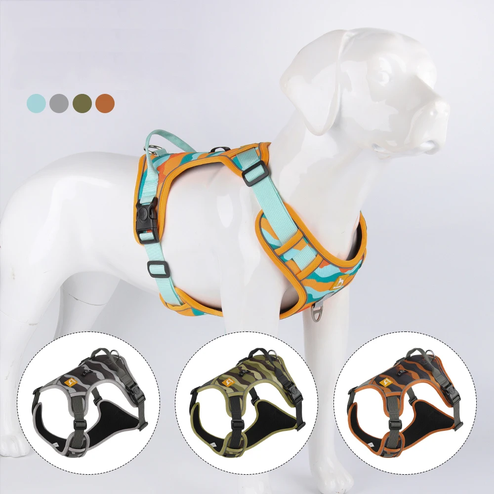 Explosionproof Pet Dogs Harness Durable Adjustable Dog Vest Harness Reflective Poodle Labrador Chest Strap Dog Walking Supplies