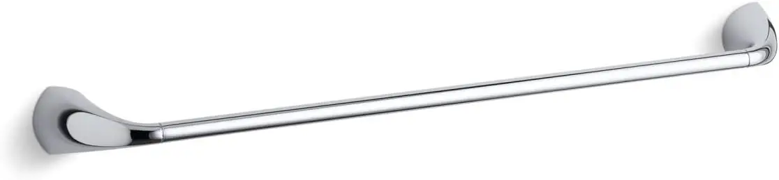 

24-Inch Polished Chrome Bathroom Towel Bar with Installation Tools, Corrosion Resistant Premium Metal