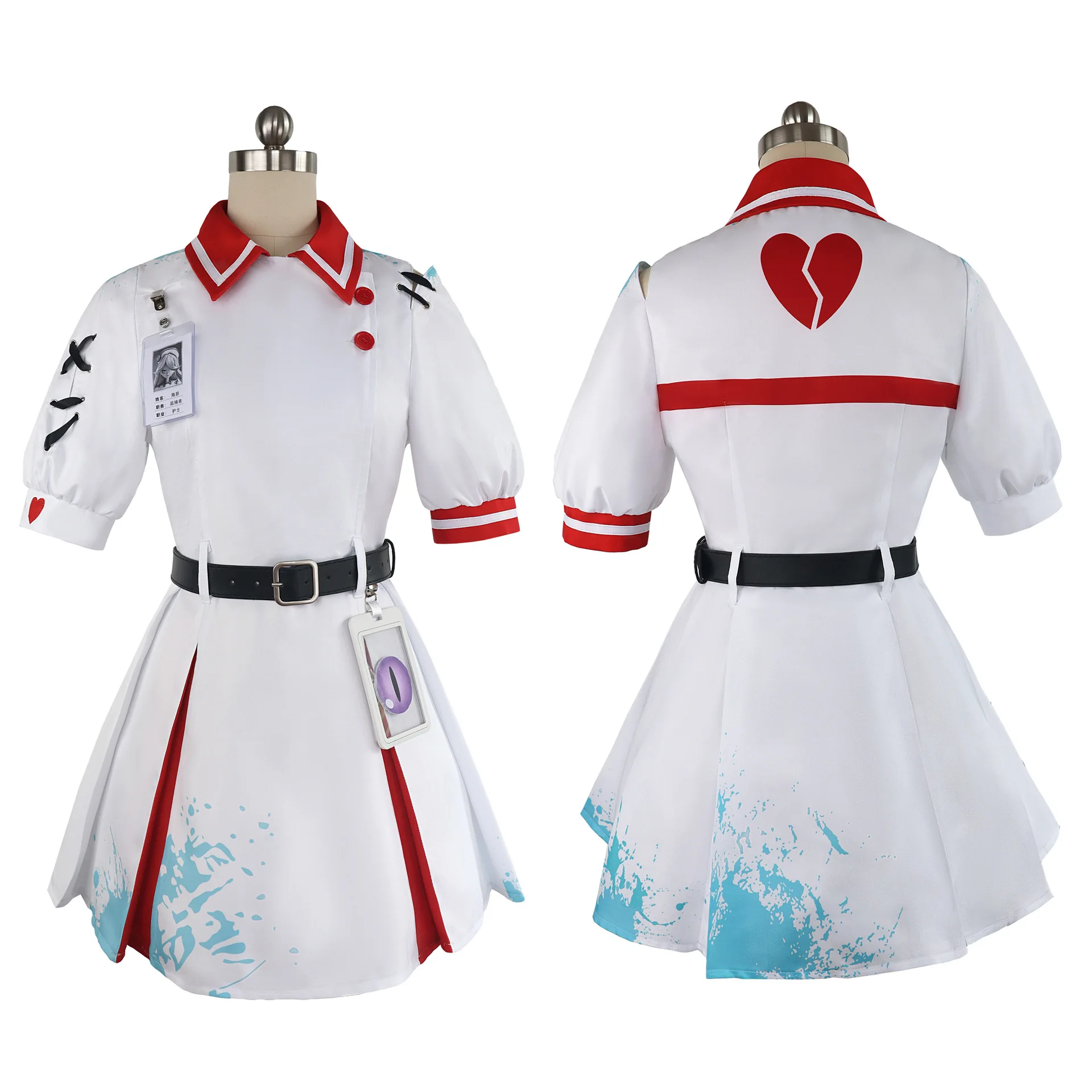 

Яйцо для мальчиков, пирог, разбитая сердце, медсестра, Хизер, костюм для охотника, аниме, игра, косплей, платье на Хэллоуин