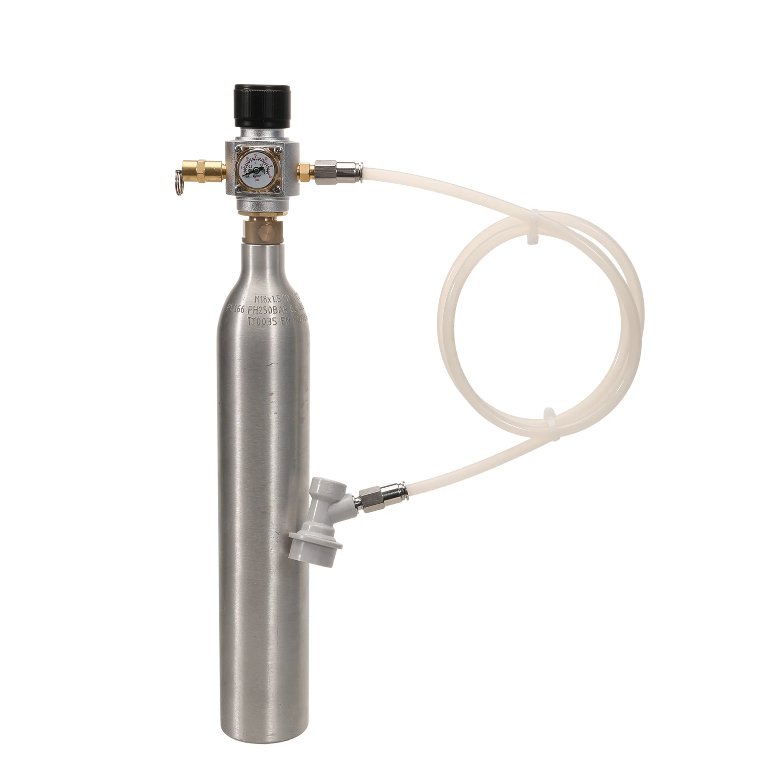 Tr21-4 Mini Co2 Regulator with 1/4