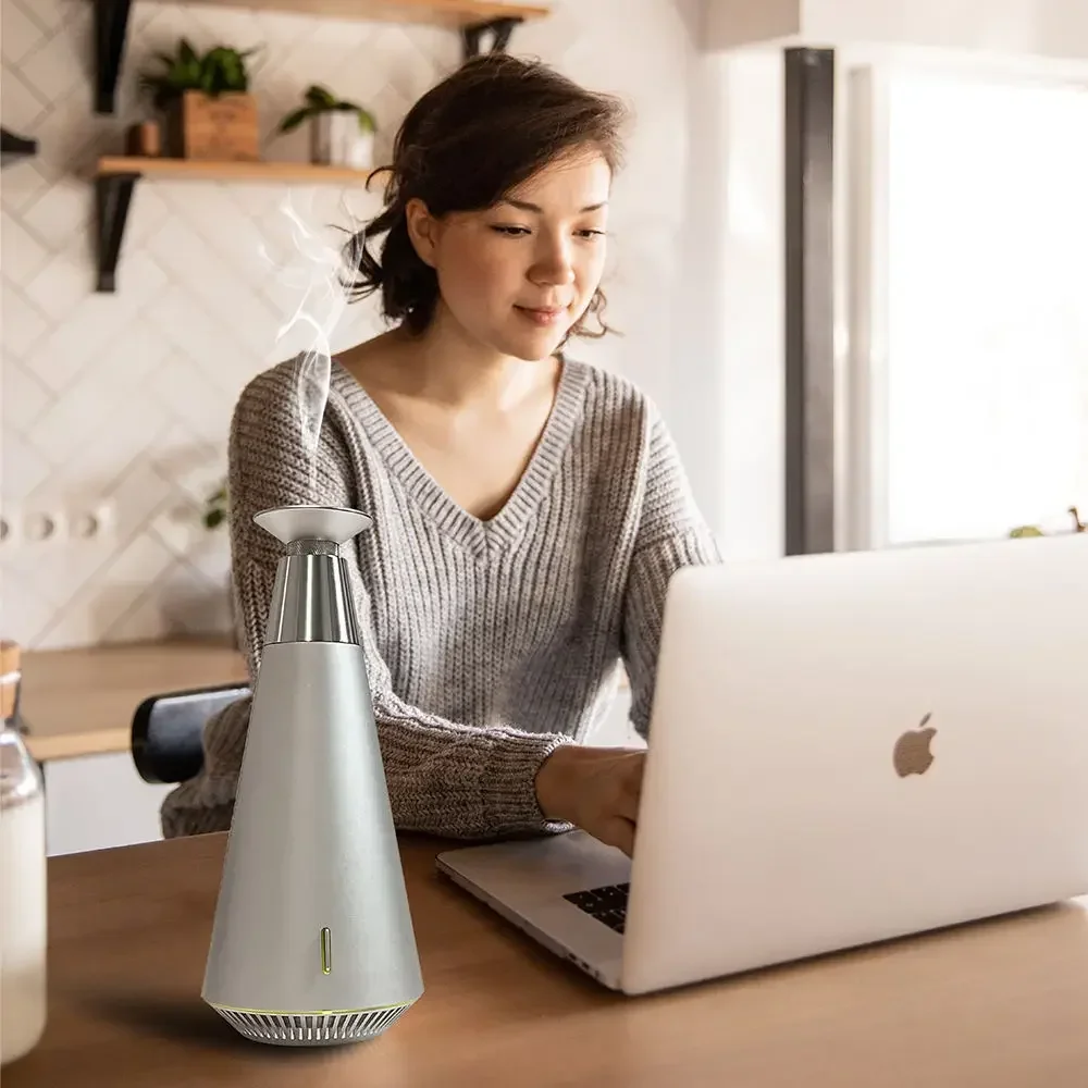Bluetooth Touch Screen Aroma Diffuser Integrated Atomization System Desktop Home Luxury Style Fragrance Diffuser