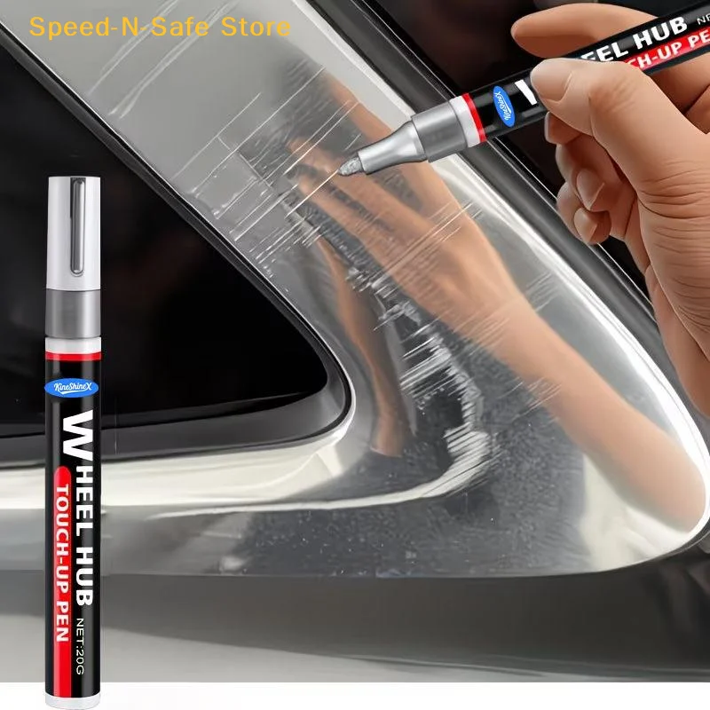Car Chrome Repair Touch Up Pen Metal Emblem Wheel Hub Scratch Remover Anti Rust Chrome Plating Marker Auto Restoration Tool
