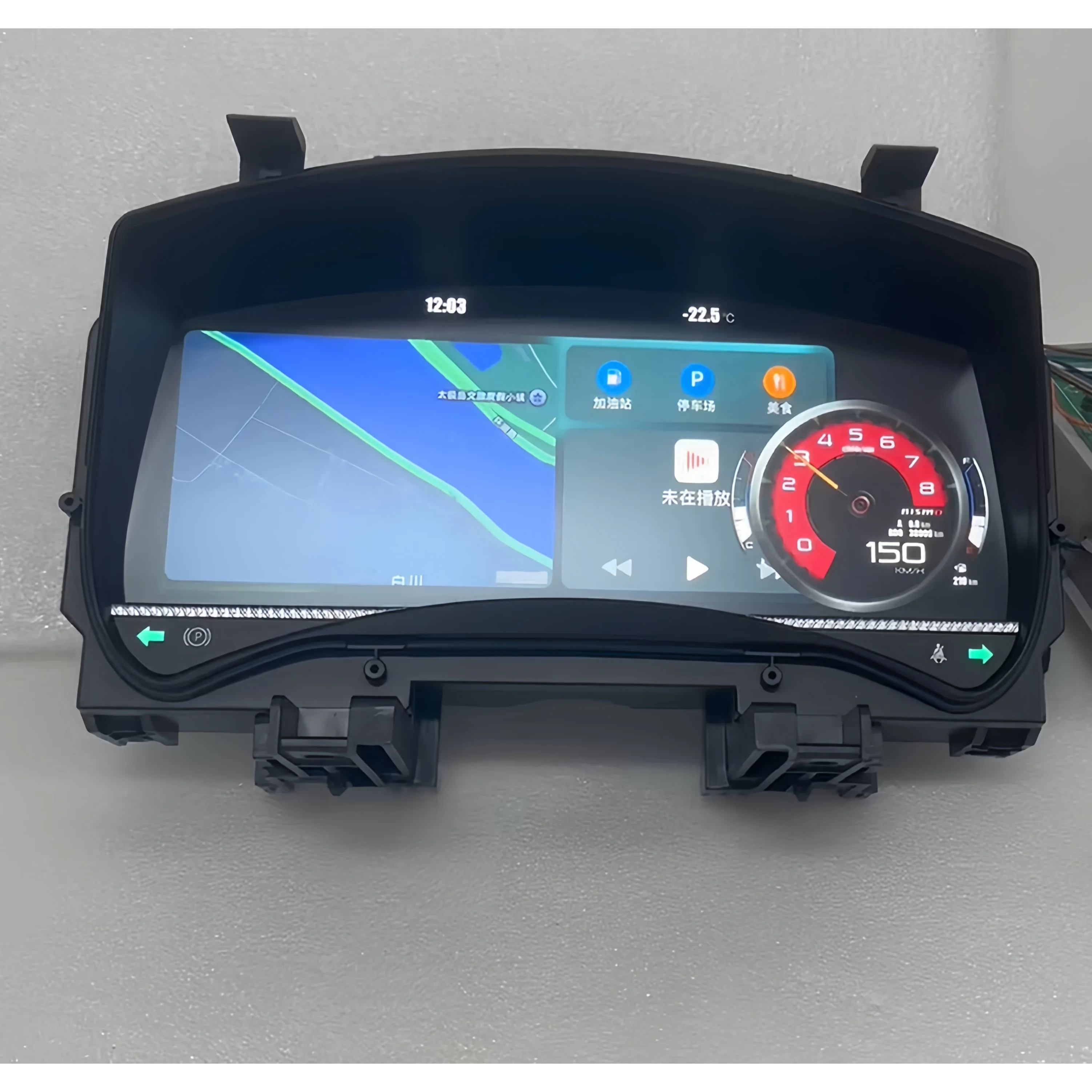 12.3''  Car Auto Speedometer for Nissan GTR 2007 2008 2009 2010 2011- 2024 Lcd Digital Cluster Instrument Dashboard HDMI carplay
