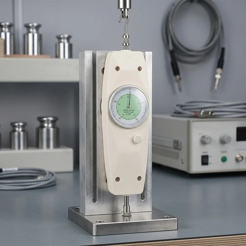 Push Pull Dynamometer for NK-500 Force Gauge Integration Featuring 0.1 Accuracy and Handheld or Bench-Mount Operation