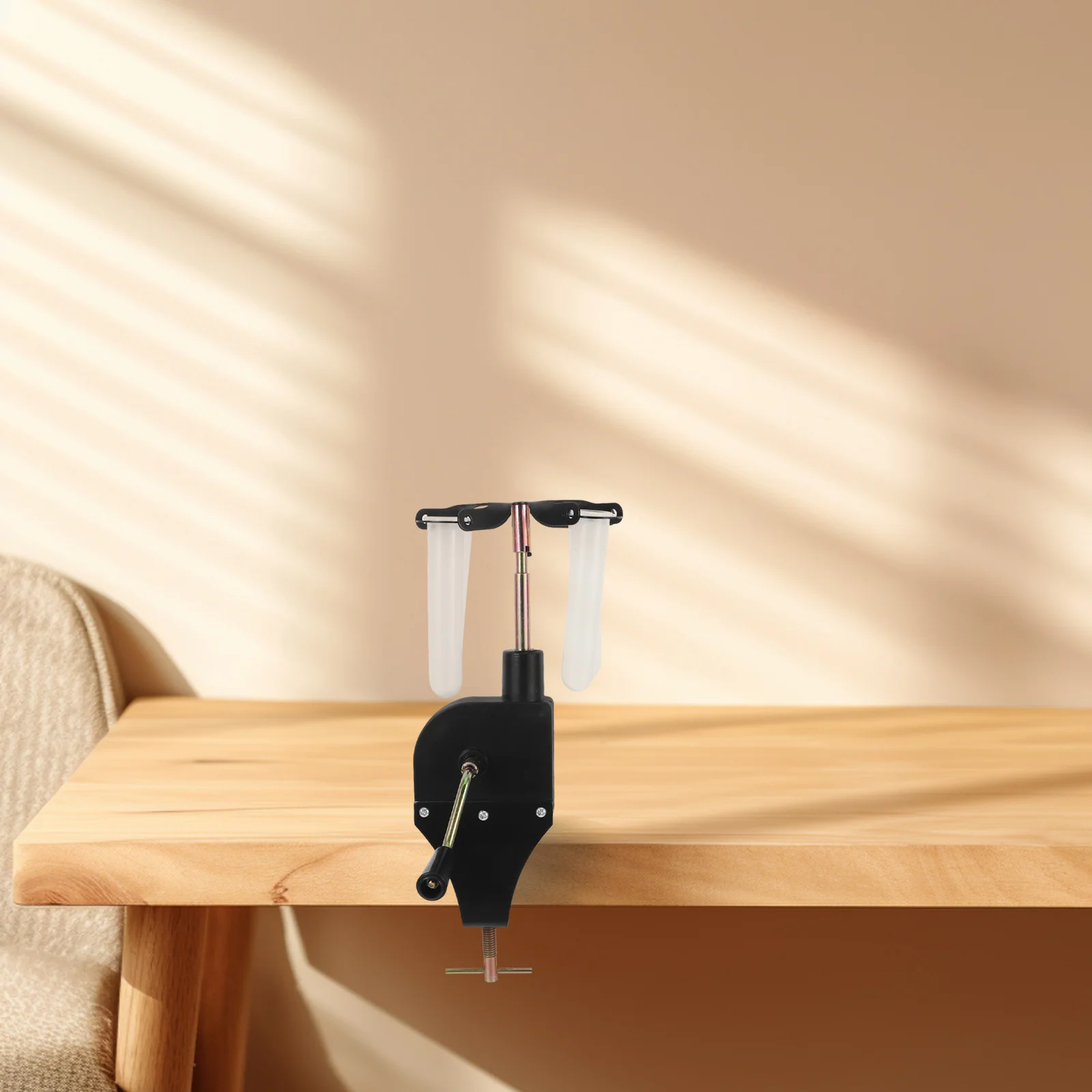 

Hand Operated Centrifuge Machine Black Middle School Chemistry Physics Experiments Portable Lightweight Lab Equipment Tube Rack