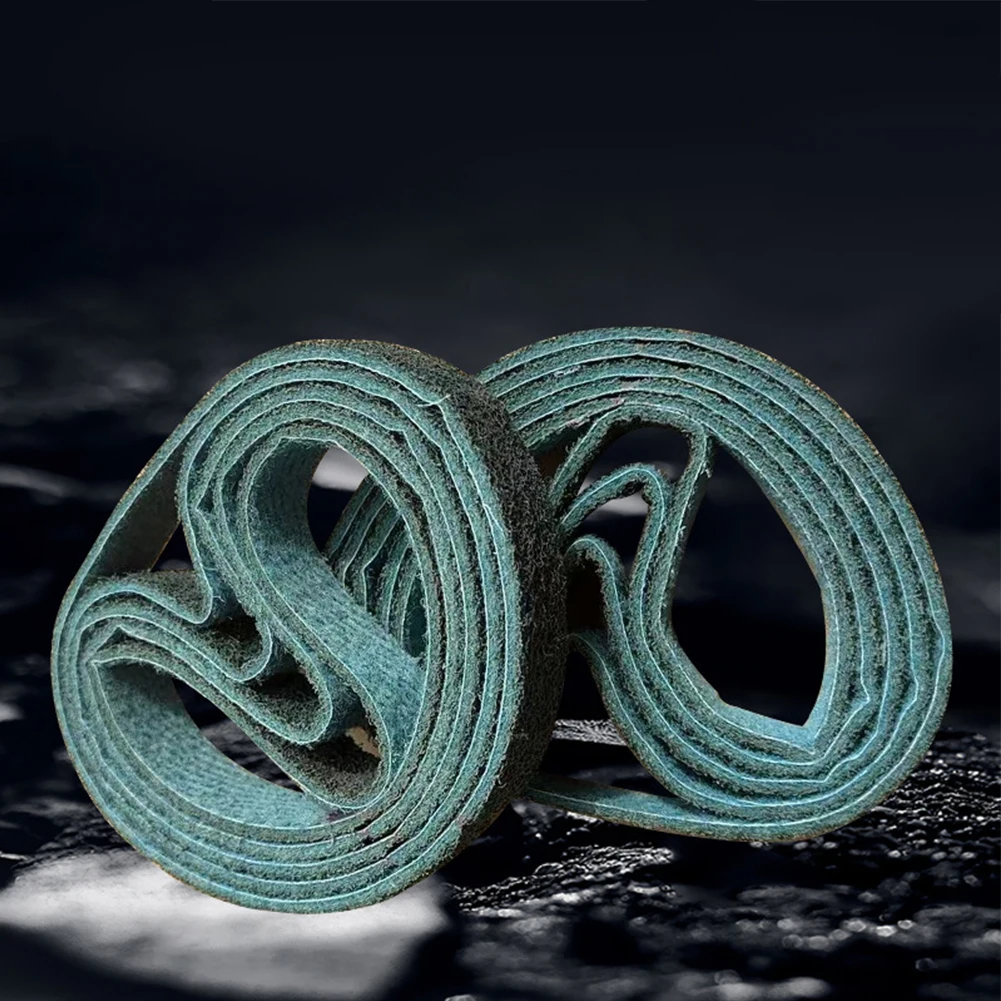 High Efficiency Nylon Sanding Belt 533x30mm For Stainless Steel Deburring And Grinding With Abrasion Removal