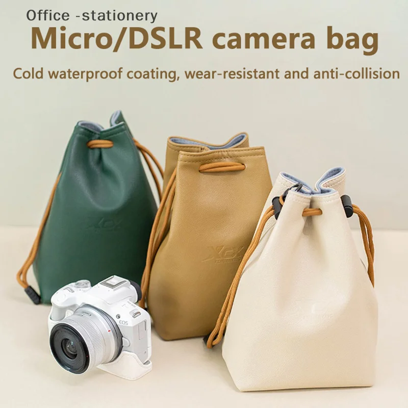 Camera Bag For Canon Nikon Fuji Pentax Travel Lens Bag Waterproof Camera Bag Protective For DSLR Iphone 15 Airpod Pro Pouch