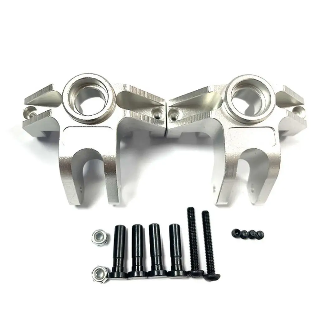 

2x 1/8 Steering Hub Carrier RC Upgrade Part Aluminum Alloy Durable Steering Block Knuckles For LOSI LMT RC Car Part