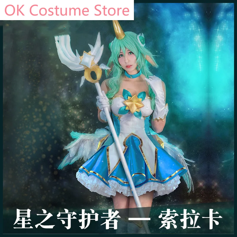 

Lol Soraka Star Guardian Nurse Dress Cosplay Costume Cos Game Anime Party Uniform Hallowen Play Role Clothes Clothing
