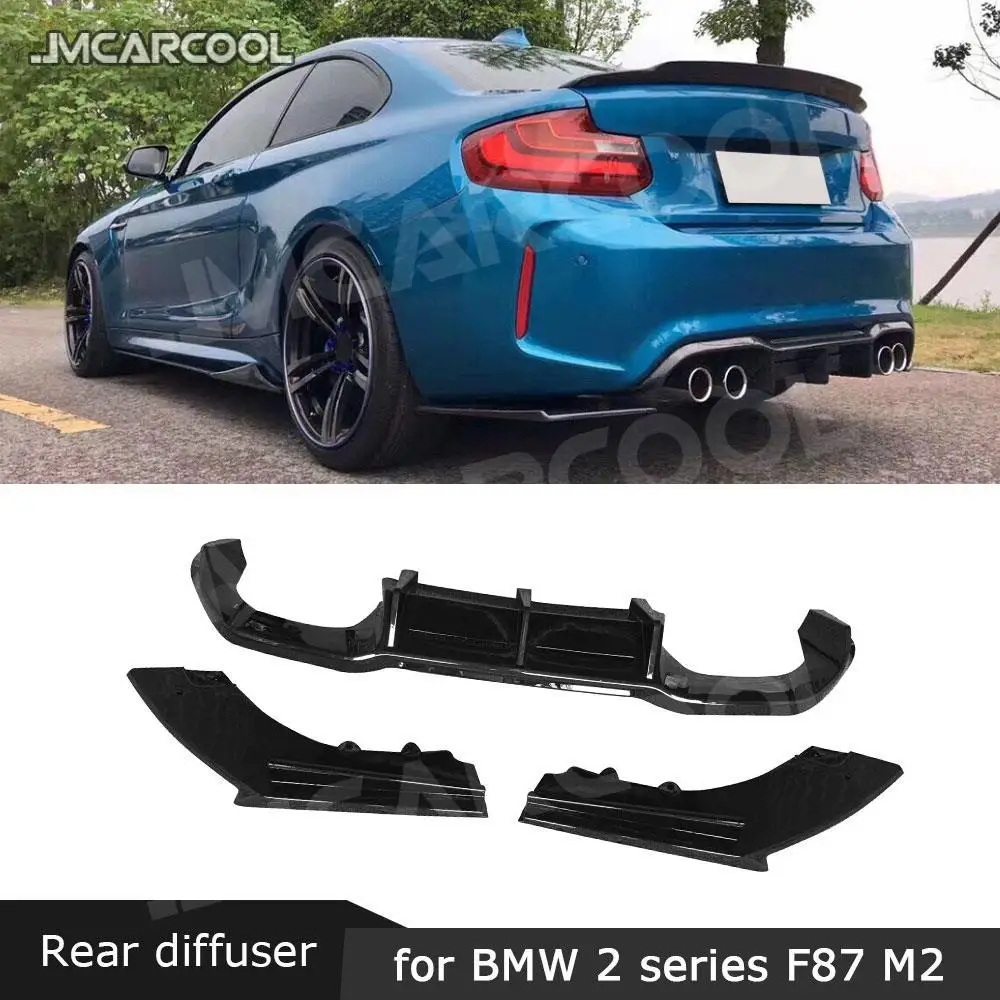 

JMCARCOOL автомобильный задний бампер, диффузор, спойлер для BMW 2 серии F87 M2 M2C Competition 2016-2020, аксессуары для заднего сплиттера