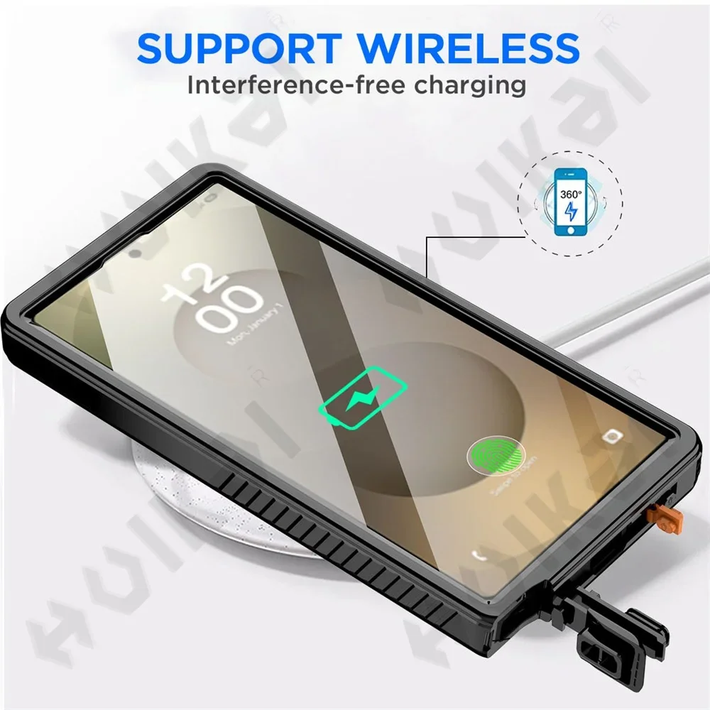 IP68 Shellbox Waterproof Case For Samsung Galaxy S26 S25 S24 S23 Ultra A57 A37 A56 A36 5G Aluminum Swimming Phone Luxury Cover