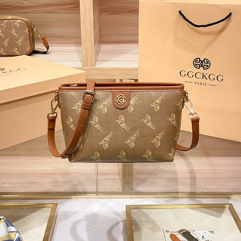 

Женская роскошная кожаная сумка через плечо, женская сумка через плечо, известная дизайнерская популярная классическая элегантная сумка-мессенджер