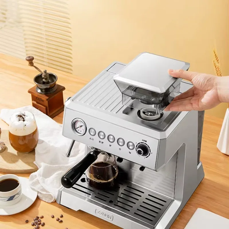 Industrial Style 2L 20BAR 1350W Bean To Cup Automatic Grinding Espresso Machine Coffee Maker For Cafe