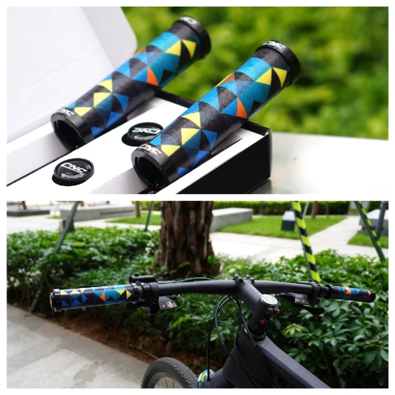 CNC-Fahrradzubehör, Silikon, MTB-Fahrradgriffe, rutschfest, stoßfest, Doppelverriegelung – Fahrrad-Lenkerabdeckungen mit Stecker