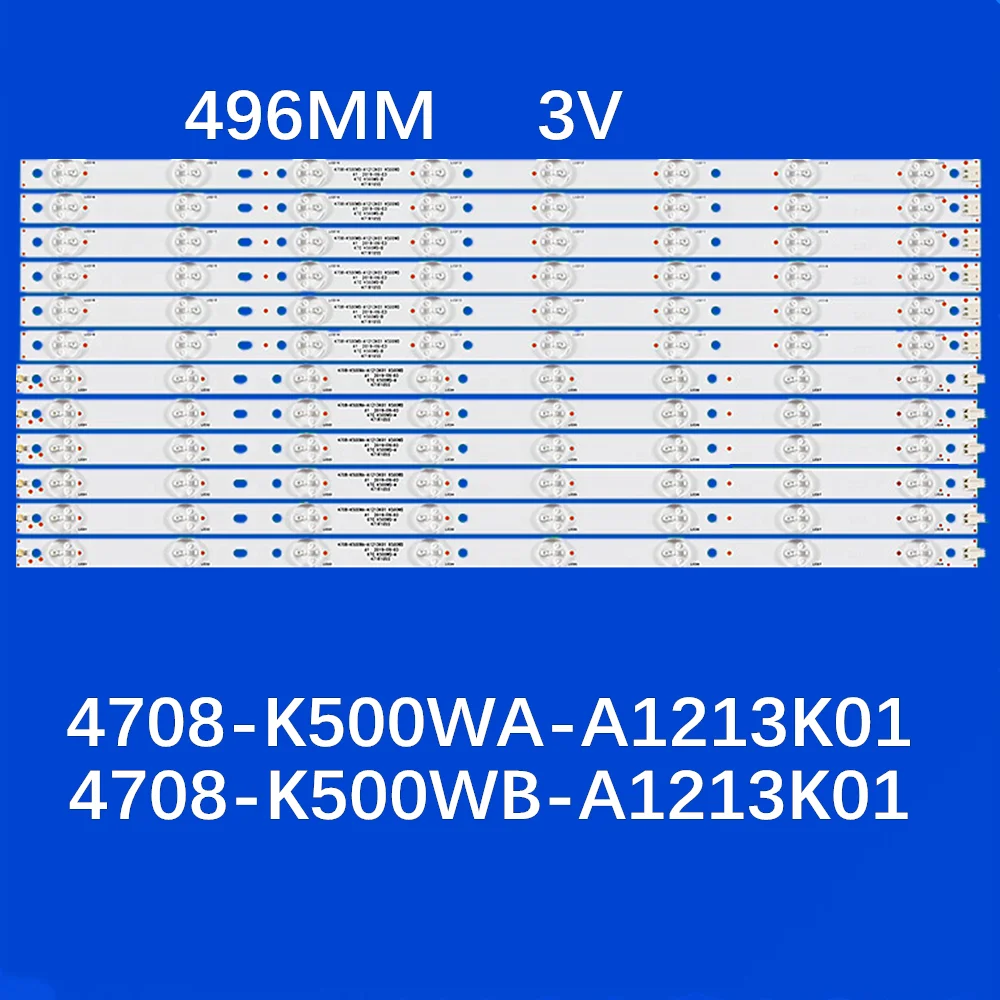 LED Backlight For LE50D59 LE50D69 LE50D8800 LE50D8900 50A21Y 50E31Y LE50K33S LE50K35S 470-K500WB-A1213K01 4708-K500WA-A1213K01