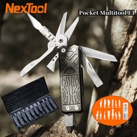 NexTool Pocket Multitool E1 10 In 1 Folding Knife Scissors Plier Saw Outdoor Hiking Camping EDC Equipment Folding Multitool New