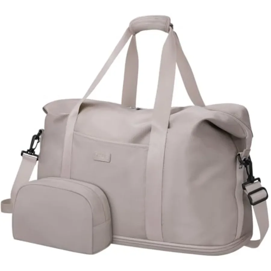 

Expandable Travel Duffle Bags Weekender Overnight Bags for Women Men Hospital Bag for Women Labor Delivery with Toiletry Bag Wa