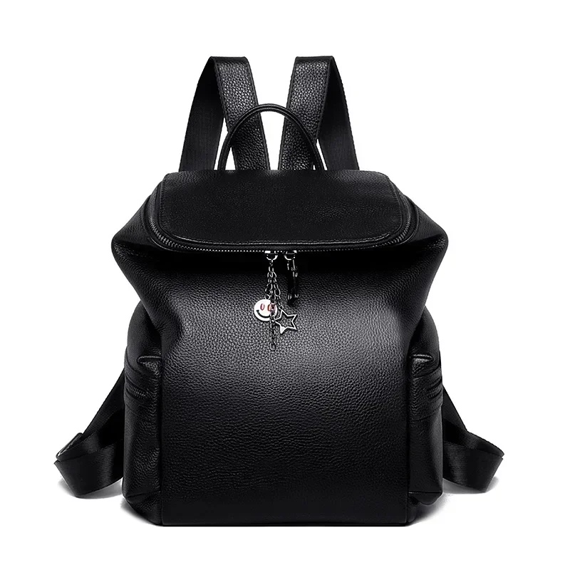 New Fashion Alligator cow skin Leather Women Backpack High Quality Female Student Bag Girl Brand Casual cowhide Travel Bags