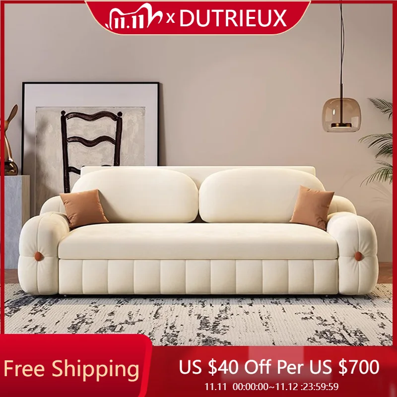 

Cute White Living Room Sofas Cloud Fashion Interior Ergonomic Balcony Living Room Sofas Luxury Sillon Cama Room Decorations