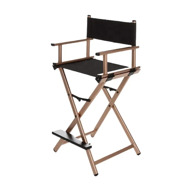 High Aluminum Frame Makeup Artist Director Chair Foldable Outdoor Furniture Lightweight Portable Folding Director Makeup Chair