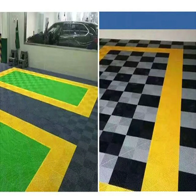 Interlocking Garage Plastic Flooring, Injection Molding for Car Wash Grate, Floor Tile, Plastic Garage Floor Tiles, Work Shop