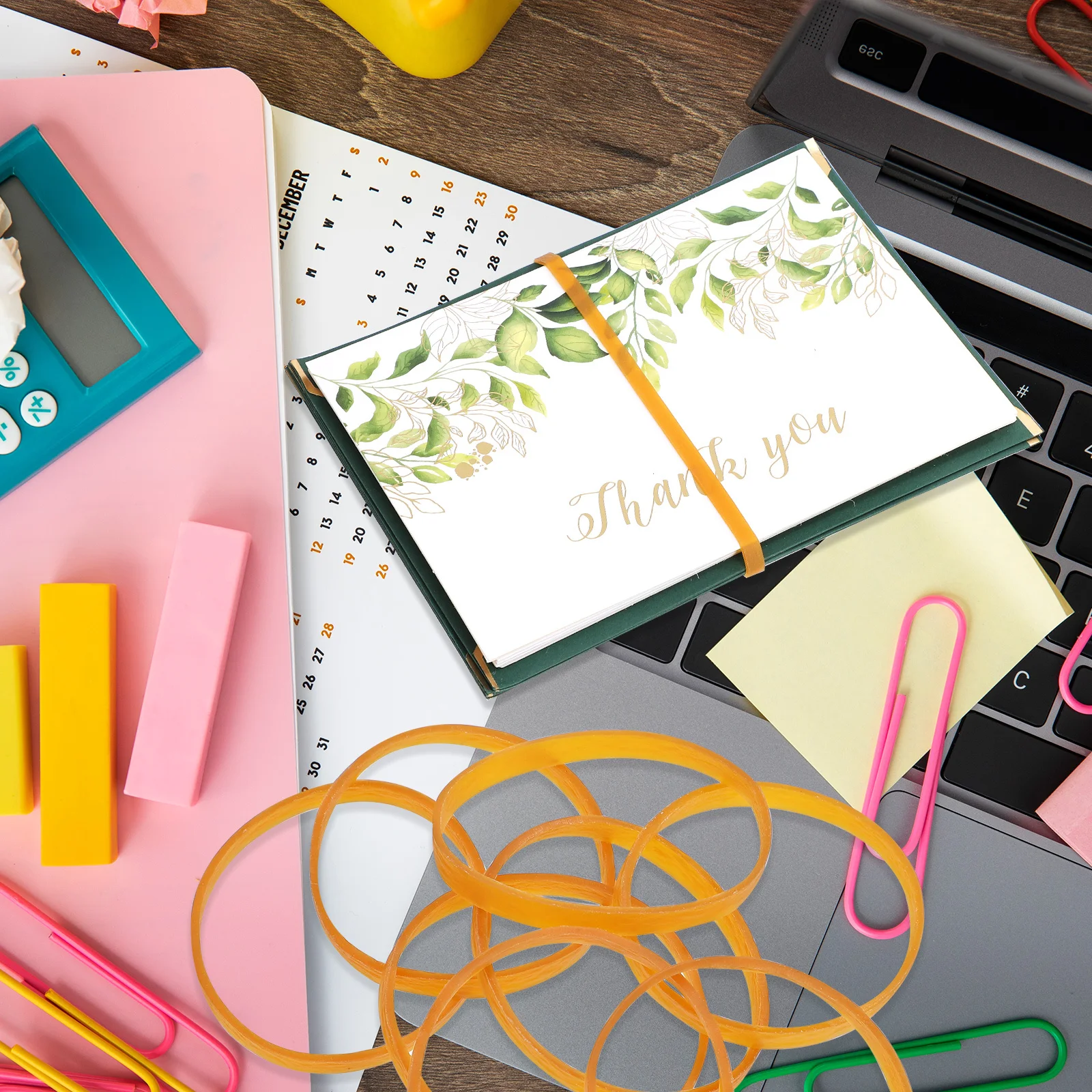 350 pcs Wide Rubber Thickened Elastic Bands For Office Home School Use Rubber Bands Bulk Household Supplies Handicrafts Sewing