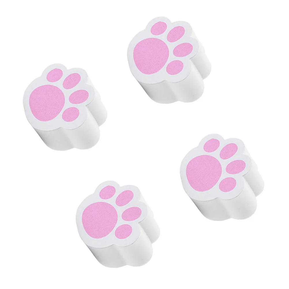 

4Pcs Cat Claw Mirror Cleaner Sponge Scrubbers Glass Window Cleaning Bathroom Mirror Cleaning Supplies Glass Sponge Wipes