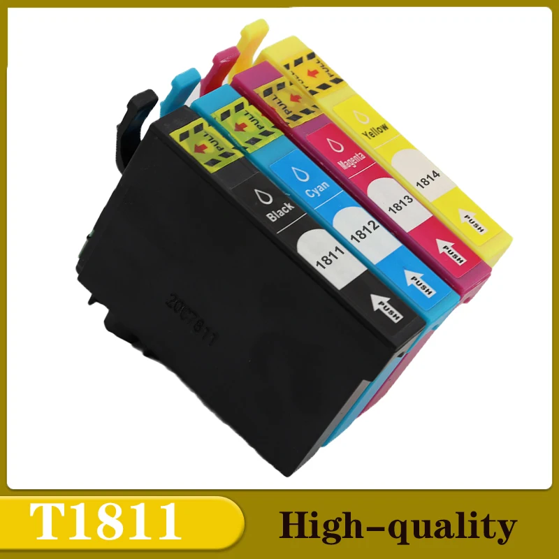 18XL T1811-T1814 Ink Cartridges for Compatible EPSON XP312 XP205 XP225 XP212 XP215 XP302 XP412 XP402 XP415 printer