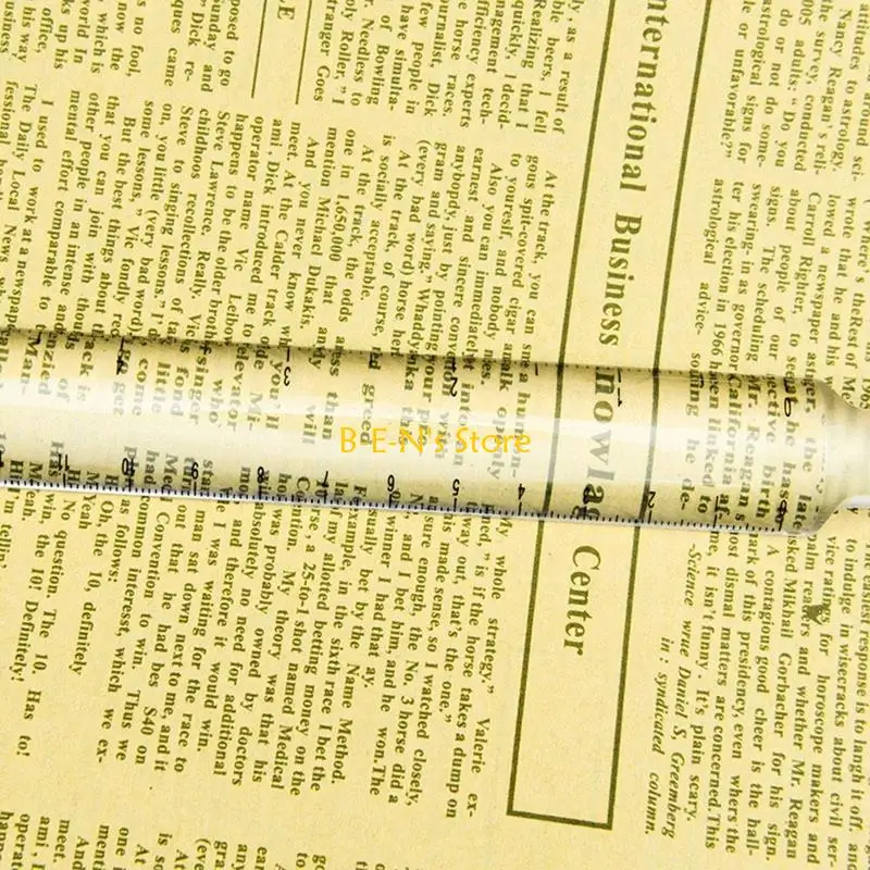 Y1AD Portable Hand Held Ruler 2x Magnifier Bar 6