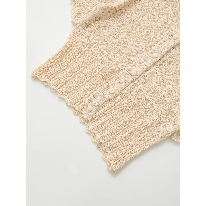 Cardigan de malha feminino femmes y2k camisola superior malhas aconchegante fino ajuste verão bonito cardigans malha mulher colete fino colheita