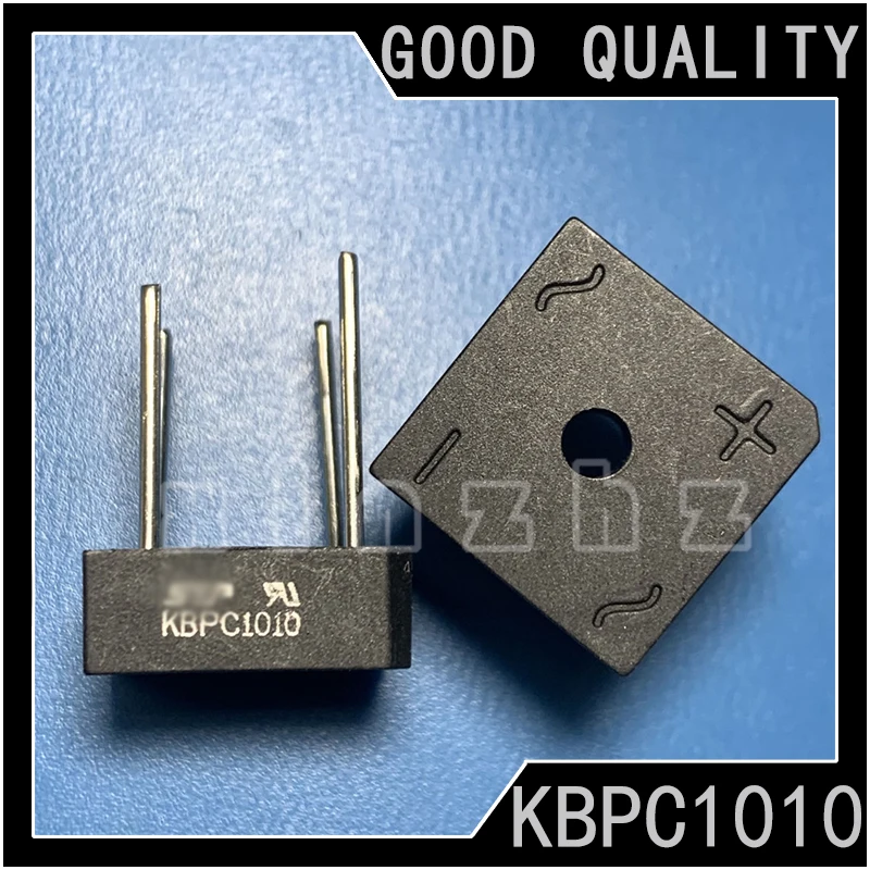 Pont redresseur monophasé, KBPC1010, 100% neuf, 2 pièces