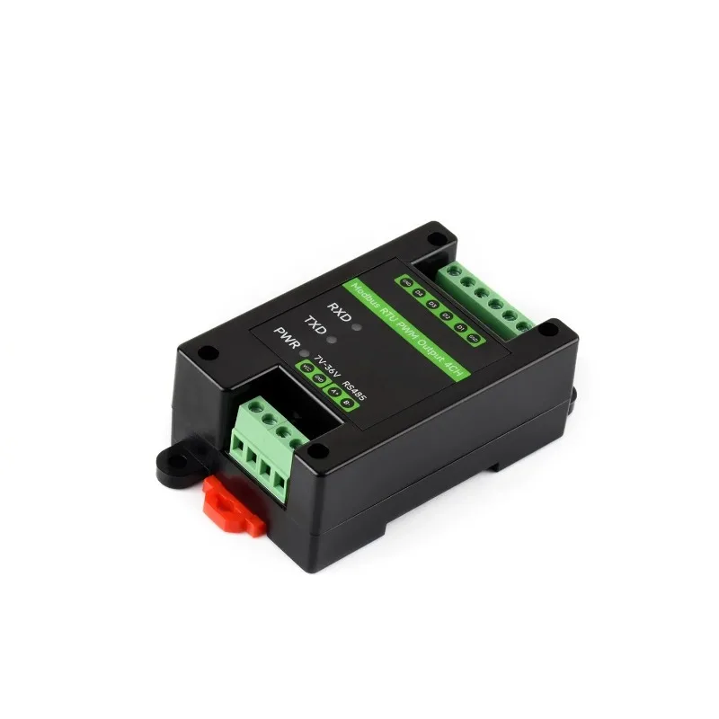 Industrial grade 4-channel PWM pulse output module Modbus RTU protocol wide voltage RS485 to PWM