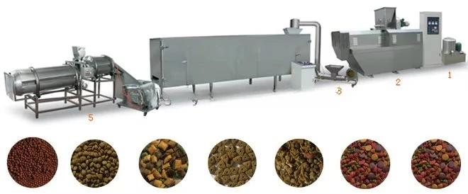 آلة صنع أغذية الكلاب الأليفة آلة بثق أغذية الكلاب خط منتج تغذية الأسماك #6