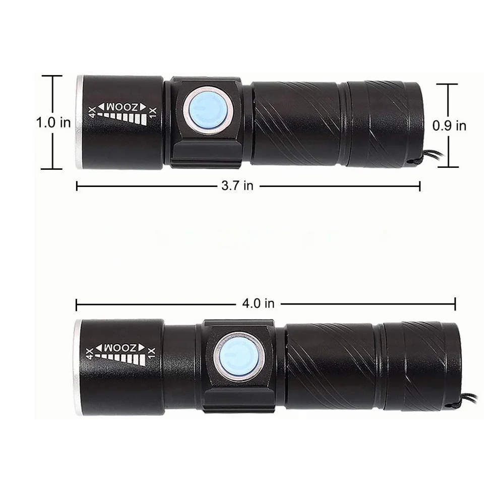 Lámpara UV recargable por USB, 3 modos, 365nm, ultravioleta, Mini linterna LED, fluorescente, Jade, Detector de dinero, luz de curado UV LED