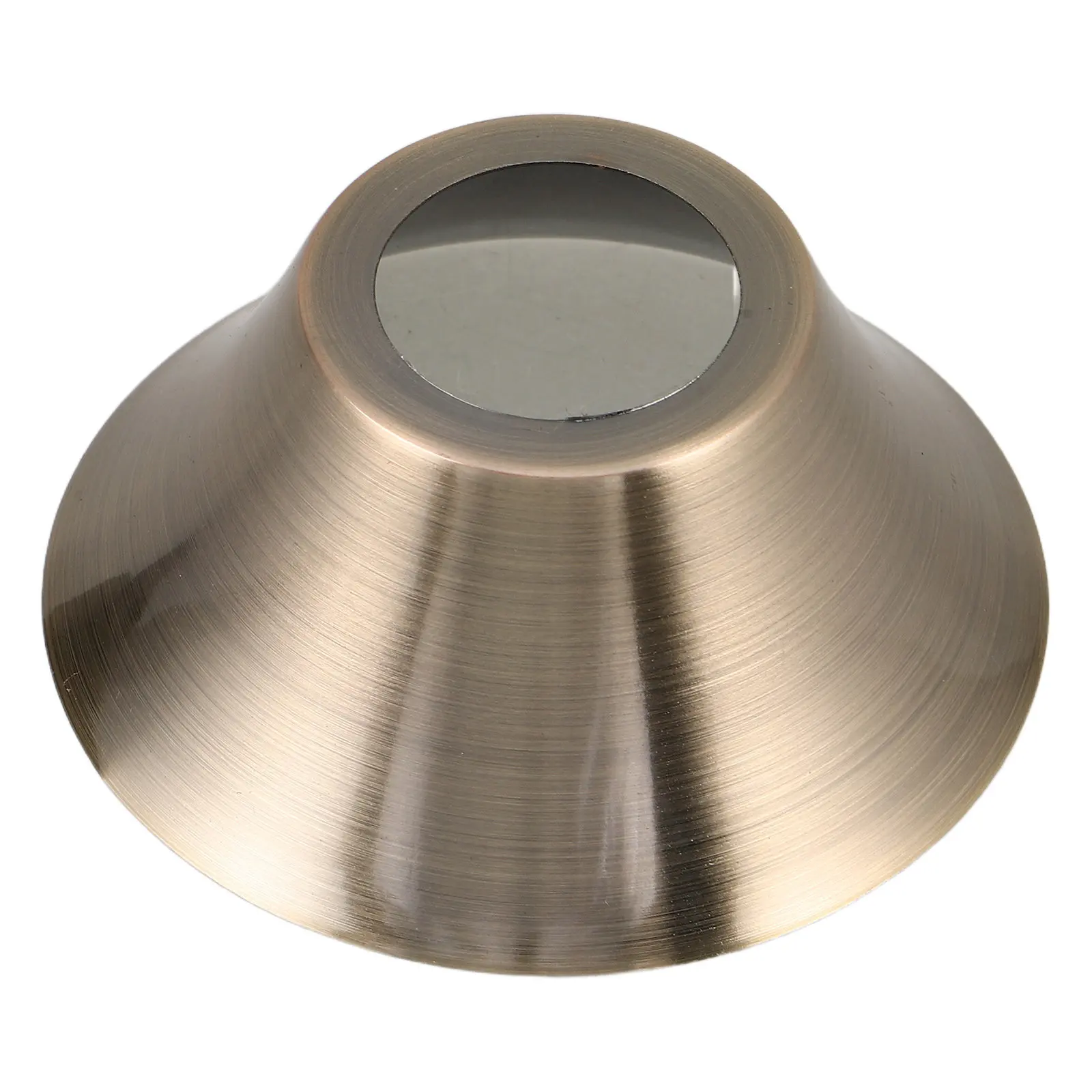 Metal Ceiling Fan Light Cover for Dust Prevention - 3.2cm Upper Hole Decorative Housing for Living Room Bedroom Office Indoor