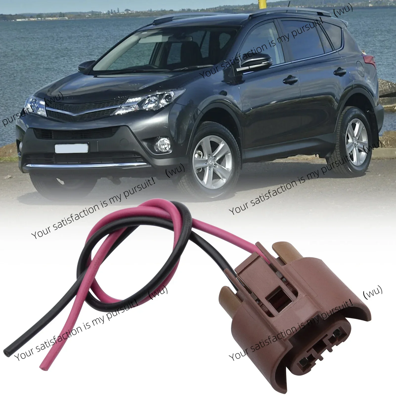 2x 90980-11659 For Lexus Toyota Auris Headlight Bulb Socket HIR2 Wiring Connector Plug Adapter 9006 9012 HB4 9005 OE# 9098011659 - view 6