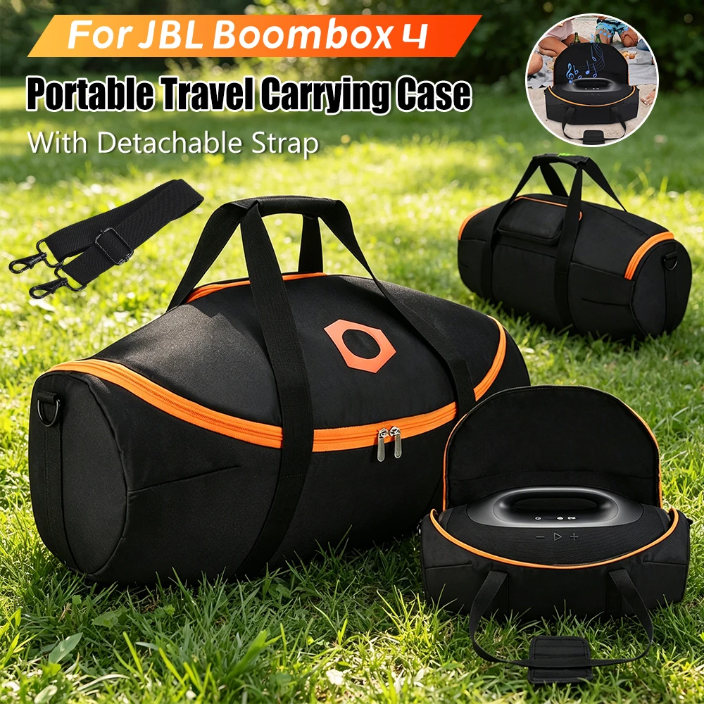 

Сумка для хранения JBL Boombox 4, портативная сумка-переноска, дорожный чехол со съемным плечевым ремнем, аксессуары для Bluetooth-колонок