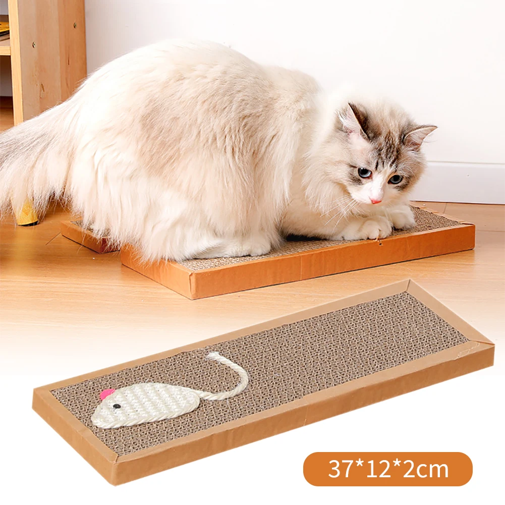 37*12cm Cat Scratching Board Mat Scraper Claw Paw Toys For Cat Scratcher Equipment Kitten Product Abreaction Furniture Protector