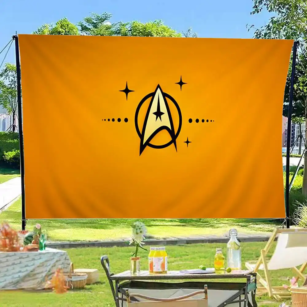 TV S-Star T-Trek High End Quality Banner Printing Artistic Atmosphere Style Camping Flag