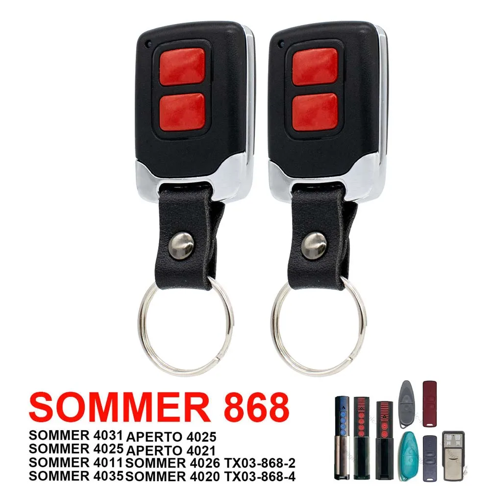 1-20pcs SOMMER 4020 TX03-868-4 4026 4031 Garage Door Remote Control 868MHz Handheld Transmitter For APERTO 4025 4021 Gate Opener