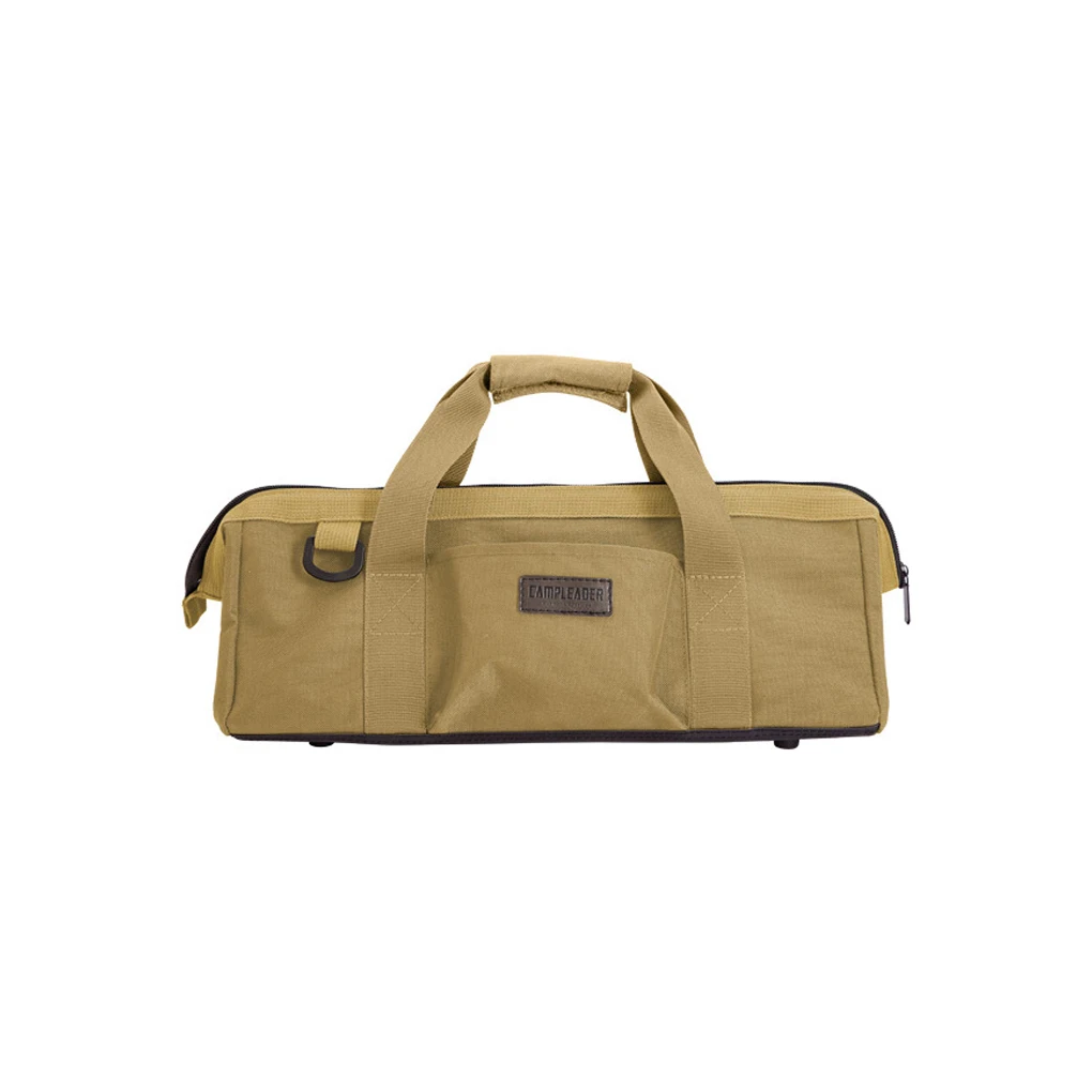 

Tool Storage Bag Camping Pack Tent Peg Nails Box Large Capacity Zippered Sundry Ground Nail Multipurpose Travel Duffle